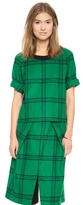 Thumbnail for your product : Tibi Evergreen Plaid Top