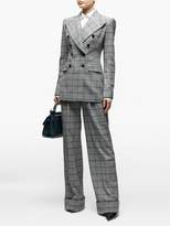 Thumbnail for your product : Dolce & Gabbana Double-breasted Glen-checked Twill Blazer - Womens - Grey Multi