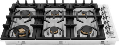 ZLINE 36 In. Gas Cooktop with 6 Burners