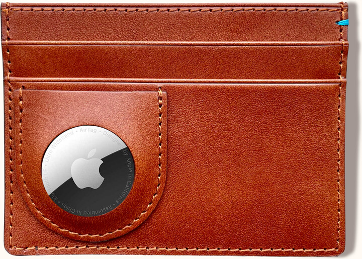 Bluebonnet The Toscano Italian Leather AirTag Wallet