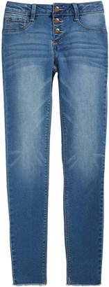 Vanilla Star Big Girls Triple-Snap Skinny Jeans