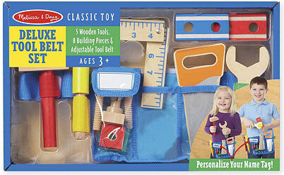 Melissa & Doug Deluxe Tool Belt Set Interactive Toy