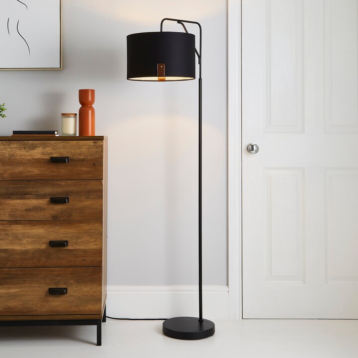 Dunelm Dorrian Floor Lamp Black ShopStyle