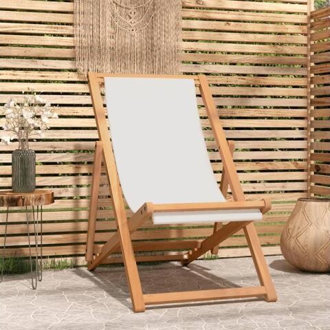 VidaXL Outdoor Patio Bench Garden Park Bench with Armrests Solid Wood Acacia
