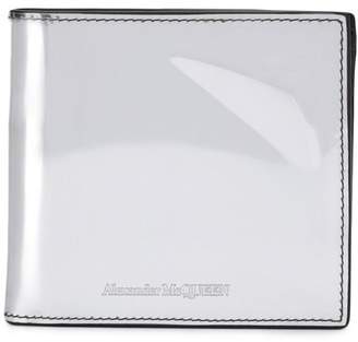Alexander McQueen patent leather wallet