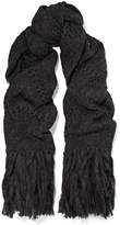 Thumbnail for your product : Isabel Marant Dylan Oversized Fringed Open-knit Scarf
