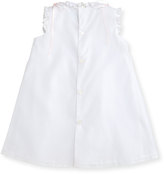 Thumbnail for your product : Luli & Me Sleeveless Organza Dress w/ Bonnet & Bloomers, Ivory, Size 3-24 Months