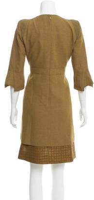 Chloé Three-Quarter Sleeve A-Line Dress w/ Tags