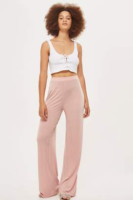 Love **Ribbed Wide Leg Trousers