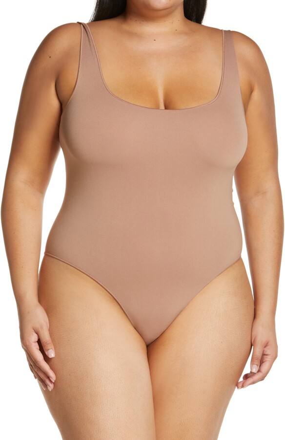 SKIMS Essential Scoop Neck Bodysuit - ShopStyle Plus Size Intimates