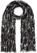 Thumbnail for your product : Whistles Marble Print Crinkle Scarf