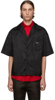 Thumbnail for your product : Prada Black Nylon Gabardine Shirt