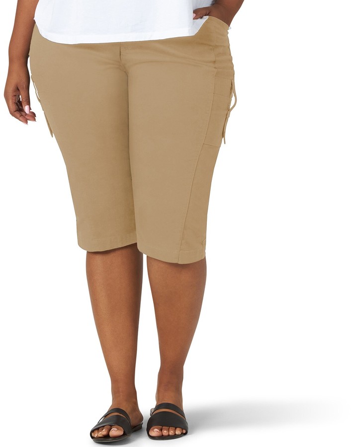 Lee Plus Size FlexToGo Utility Skimmer Capris ShopStyle