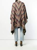 Thumbnail for your product : Twin-Set metallic striped cape