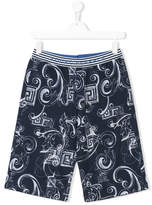 Young Versace Teen Icon print shorts 