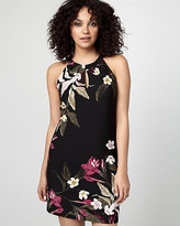 Thumbnail for your product : Le Château Floral Print Knit Tunic Dress
