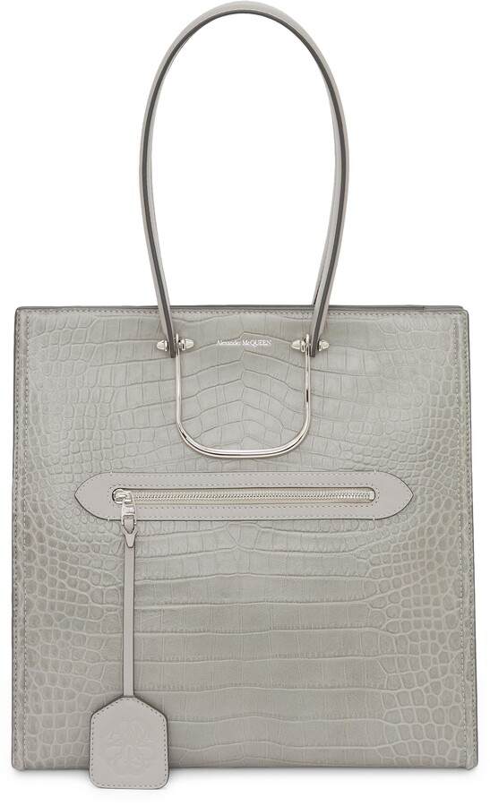 Grey croc bag Clearance