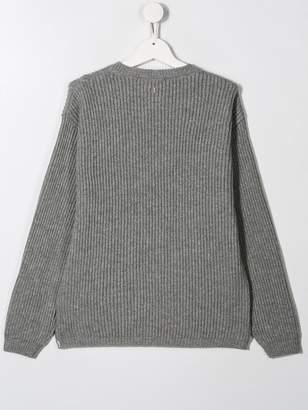 Dondup Kids cable knit jumper