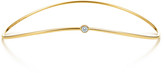 Thumbnail for your product : Tiffany & Co. Elsa Peretti Wave single-row diamond bangle in 18k gold, medium