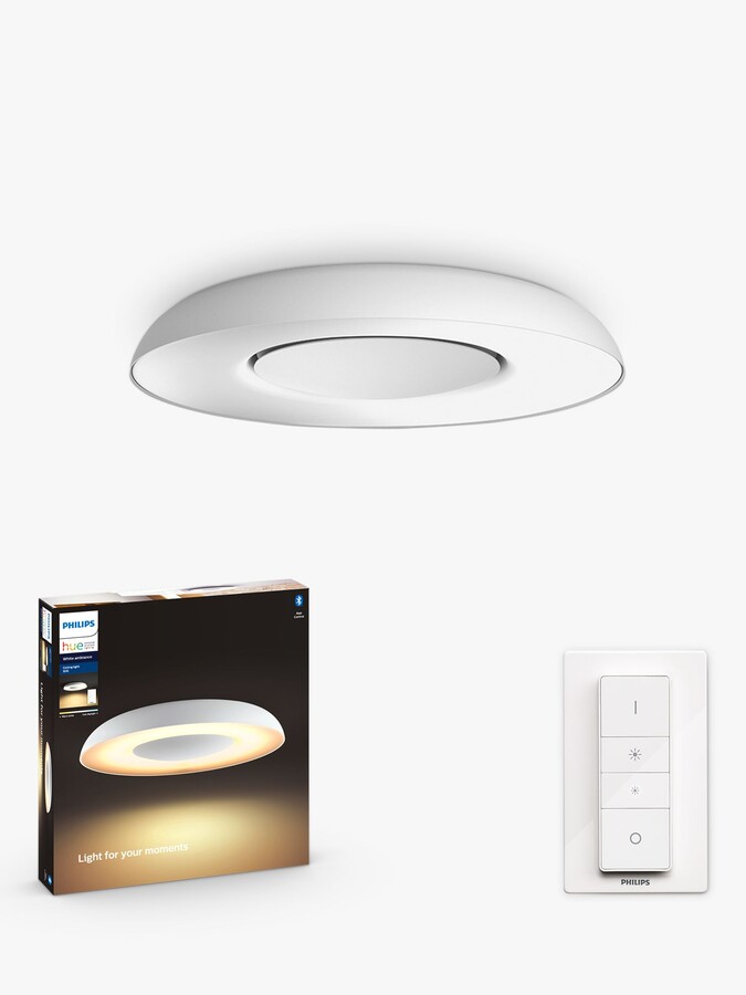 Philips Ceiling Lighting The World S Largest Collection Of Fashion Style Uk - Philips Hue White Ambiance Still Led Semi Flush Ceiling Light