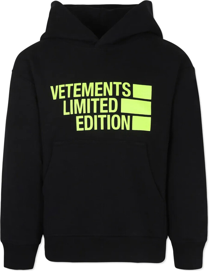 Vetements Logo-Print Hoodie