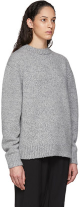 Acne Studios Grey Cashmere Crewneck Sweater