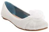 Thumbnail for your product : Tevolio Girls' Alicea Satin Floral Ballet Flats
