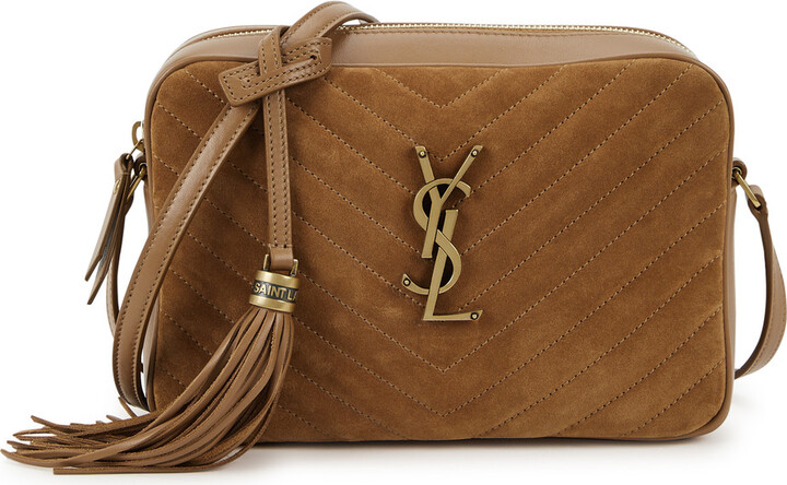 Saint Laurent Lou Fuchsia Suede Cross-body Bag ShopStyle - Main Image