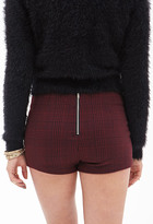 Thumbnail for your product : Forever 21 houndstooth plaid shorts