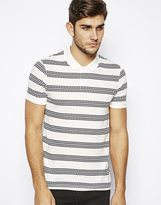 Thumbnail for your product : ASOS Polo With Triangle Stripe