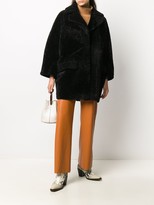 Thumbnail for your product : Simonetta Ravizza Shearling Single-Breasted Coat