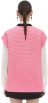 Thumbnail for your product : Gucci Oversize Cotton Blend Tweed Vest