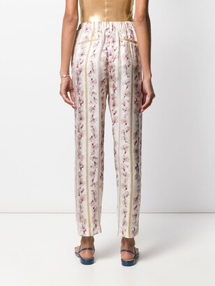 Forte Forte Floral Straight-Leg Trousers