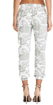 Thumbnail for your product : Monrow Feather Crepe Skinny Sweatpants