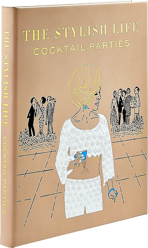 Graphic Image The Stylish Life: Cocktail Parties Leather Bound Book