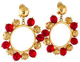 Thumbnail for your product : Dolce & Gabbana Beaded Hoop Earrings