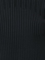 Thumbnail for your product : Carven ribbed short sleeve knitted top