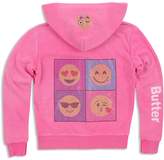 Thumbnail for your product : Butter Shoes Girls' Embellished Emoji Hoodie