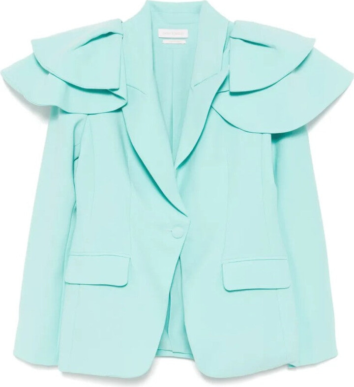 Saiid Kobeisy Ruffled Tailored Jacket