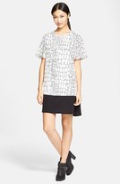 Thumbnail for your product : Rachel Zoe 'Annalee' Short Sleeve Trapeze Dress