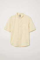 Thumbnail for your product : H&M Regular Fit Cotton Shirt - Light blue/chambray - Men
