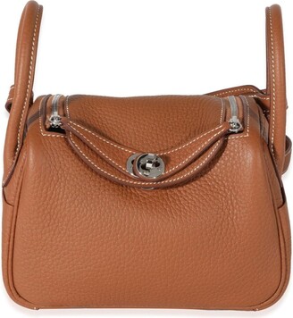 Hermès Raisin Clémence Lindy 34 PHW - Handbag | Pre-owned & Certified | used Second Hand | Unisex