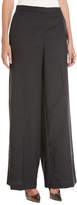 Thumbnail for your product : Robert Rodriguez Slouchy Wide-Leg Boyfriend Wool Trousers, Charcoal