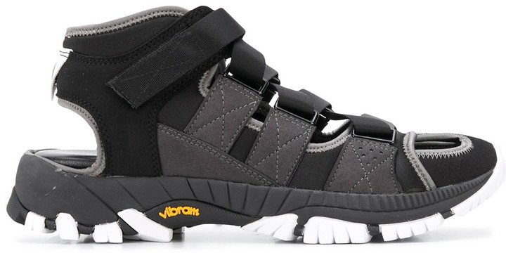 White Mountaineering Vibram contrast sole sandals - ShopStyle