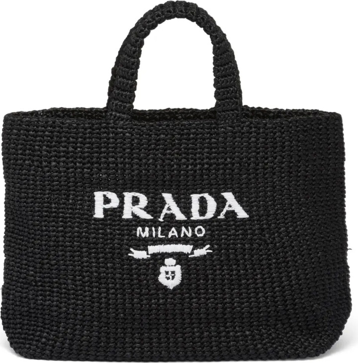Prada Raffia tote bag