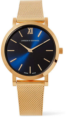 Larsson & Jennings Lugano Solaris Gold-plated Watch