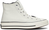 Thumbnail for your product : Converse Off-White Leather Cozy Chuck 70 High Sneakers
