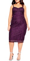 Thumbnail for your product : City Chic Antonia Strapless Sheath Dress