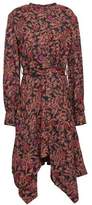 Thumbnail for your product : Proenza Schouler Asymmetric Printed Crepe Dress
