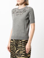 Thumbnail for your product : No.21 Sequin-Embellished Knitted Top